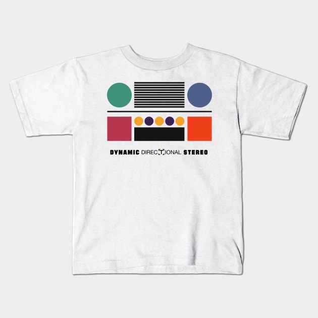 Dynamic Stereo Kids T-Shirt by HAPPY TRIP PRESS